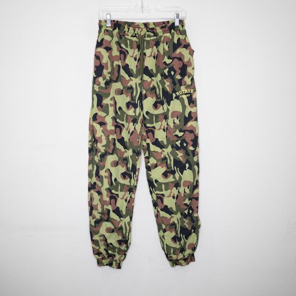 ROTATE BIRGER CHRISTENSEN Mimina Track Pants Camo Jogger Streetwear SZ M - Picture 2 of 6